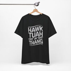 Hawk Tuah Shirt, Funny T-Shirt, Gift For Her, Unisex Jersey Short Sleeve…